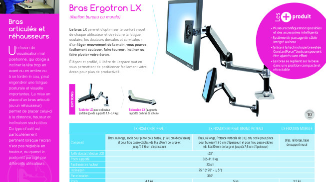 Catalogue Solutions produits Ergonéos